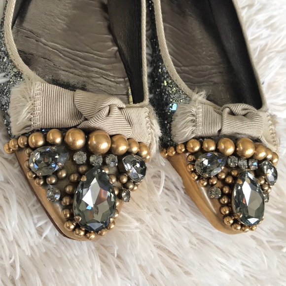 Miu Miu glitter embellished crystal metallic chic - Picture 3 of 8